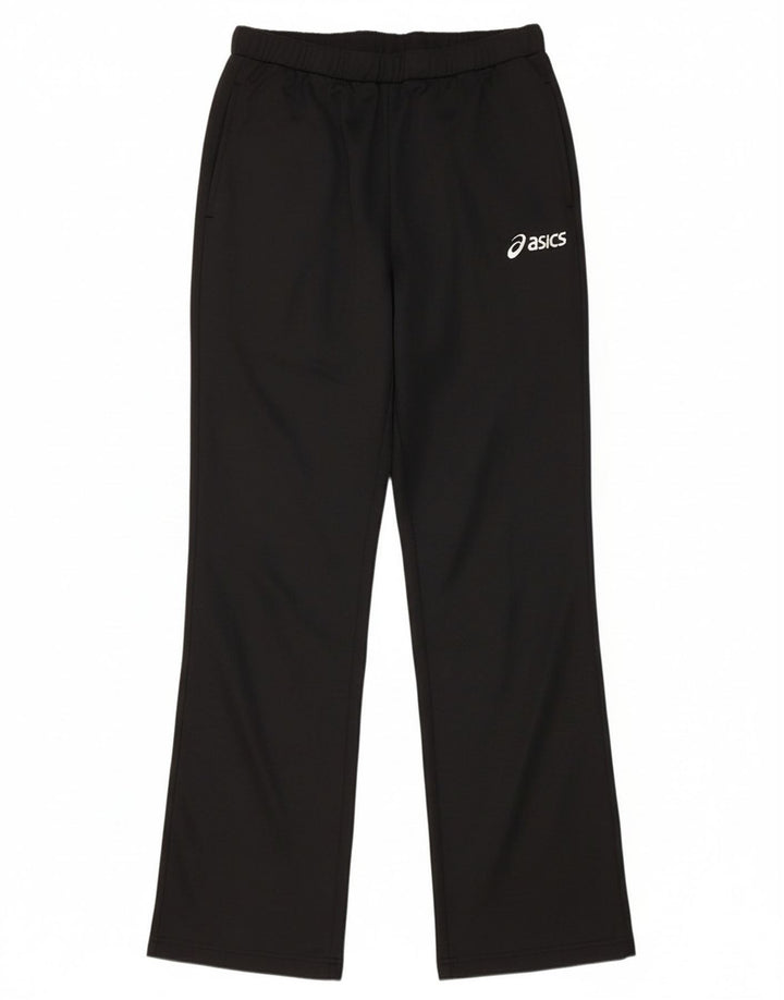ASICS Womens Tracksuit Trousers UK 10 Small  Black Polyester