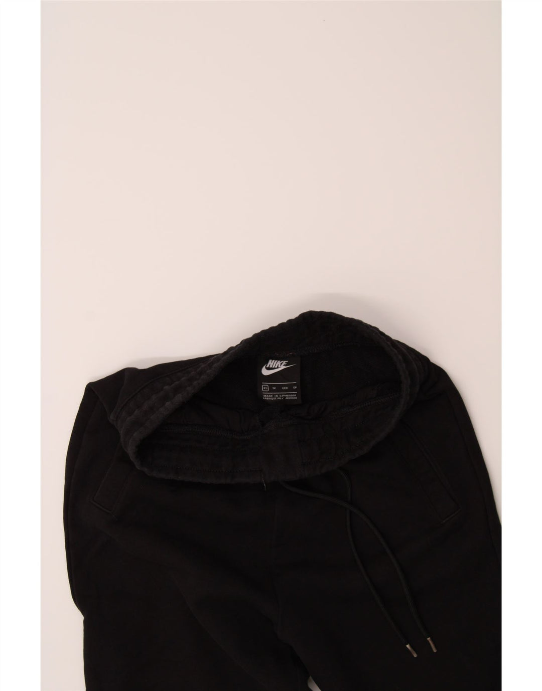 NIKE Womens Graphic Tracksuit Trousers XS  Black Cotton Vintage Nike and Second-Hand Nike from Messina Hembry 