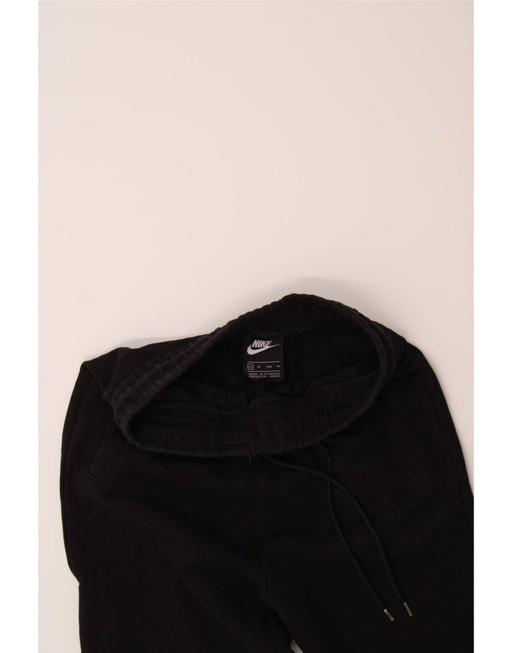 NIKE Womens Graphic Tracksuit Trousers XS  Black Cotton Vintage Nike and Second-Hand Nike from Messina Hembry 