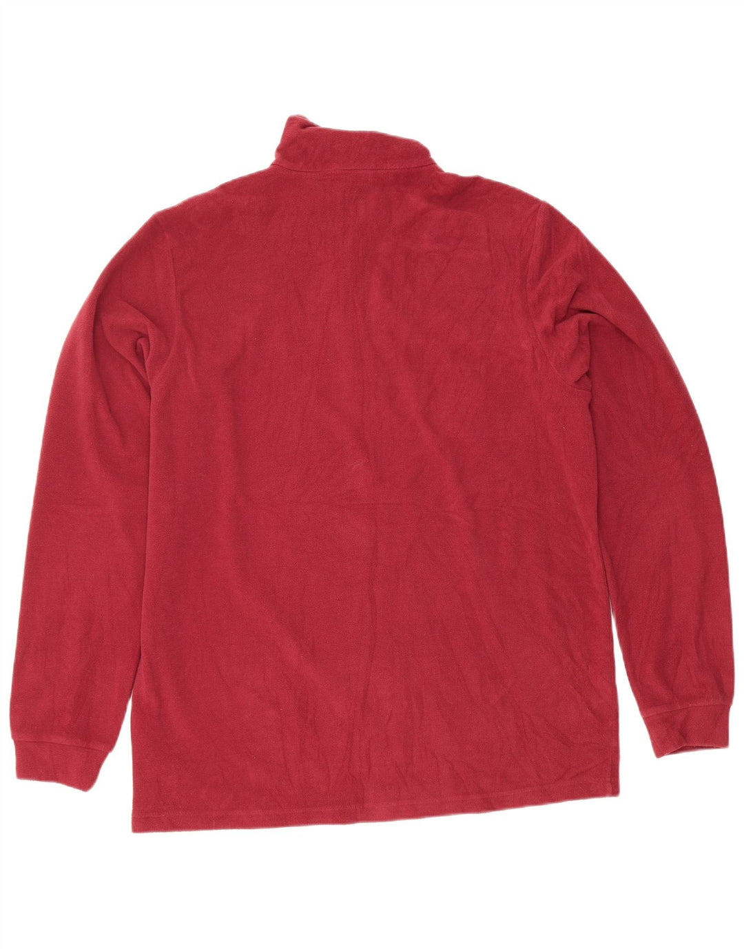 Lotto Ανδρικό φερμουάρ Fleece Jumper Μεσαίου Κόκκινου Πολυεστέρα