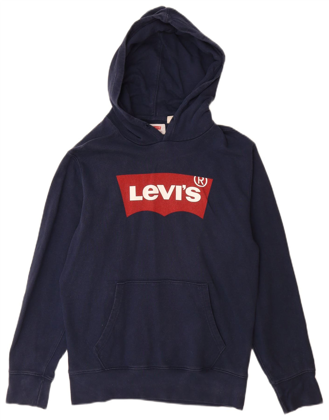 Ανδρικό γραφικό κουκούλα Levi's Small Navy Blue Cotton