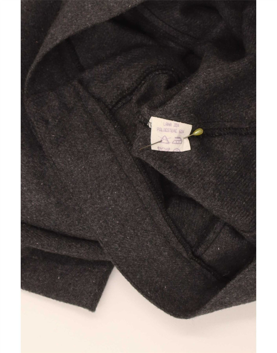Vintage γυναικείο casual σορτς μεγάλο W30 σε γκρι πολυεστέρα