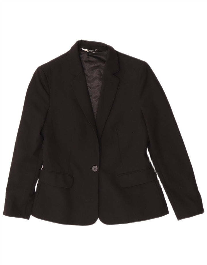 Topshop Γυναικείο Μπουφάν Blazer UK 6 XS Μαύρο Πολυεστέρας