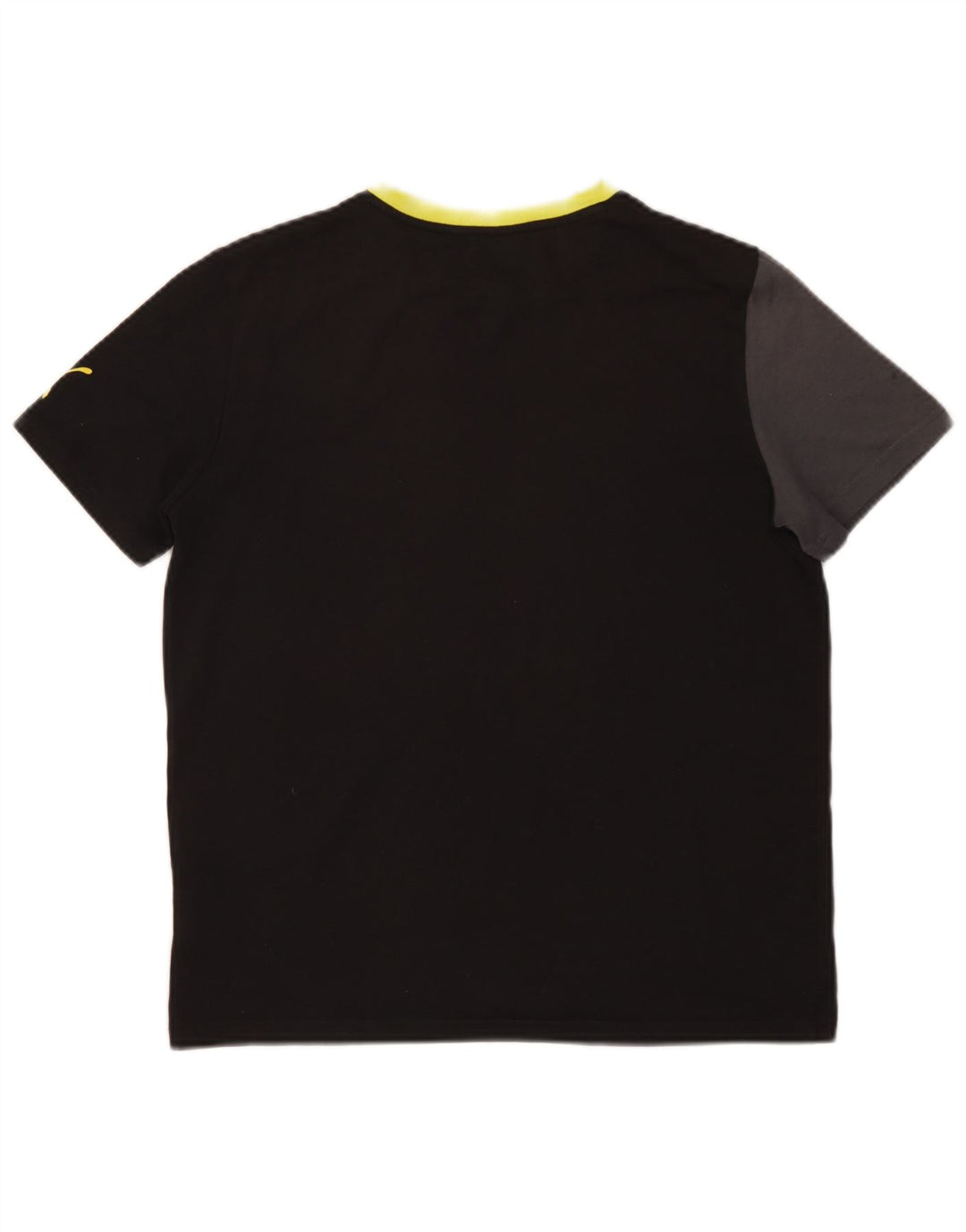 Puma Boys Graphic T-Shirt Top 15-16 ετών Μαύρο Colourblock Πολυεστέρας