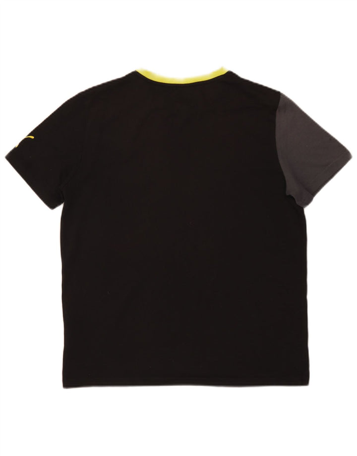 Puma Boys Graphic T-Shirt Top 15-16 ετών Μαύρο Colourblock Πολυεστέρας