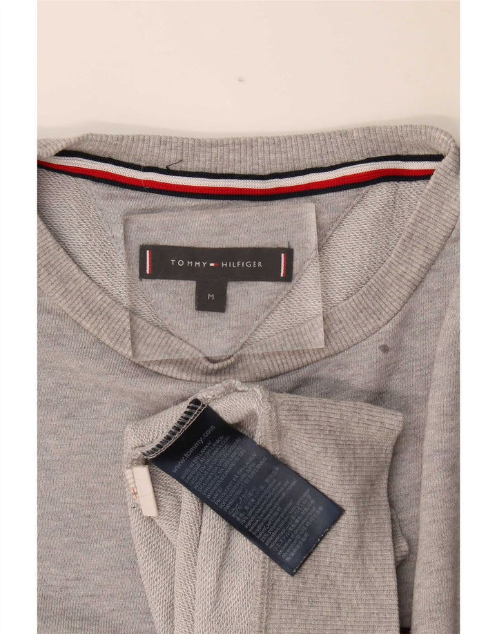 Ανδρικό γραφικό φούτερ Tommy Hilfiger Jumper Medium Grey Colourblock
