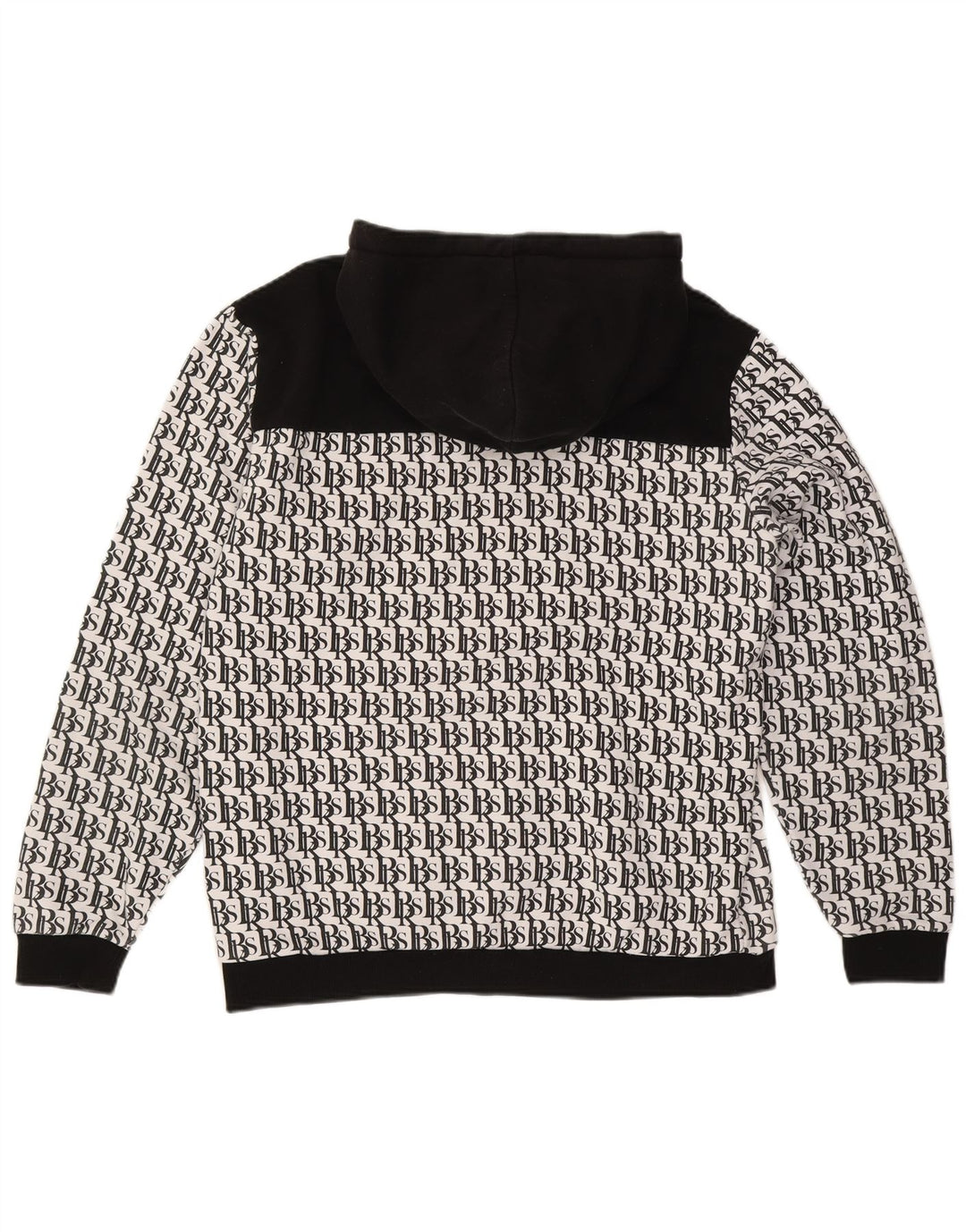 BLACK SQUAD Ανδρική φόρμα κανονικής φόρμας με γραφικά κανονική εφαρμογή XL Λευκό Colourblock