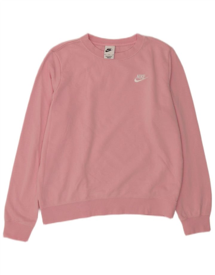 Γυναικείο φούτερ Nike Jumper UK 14 Μεσαίο ροζ βαμβακερό