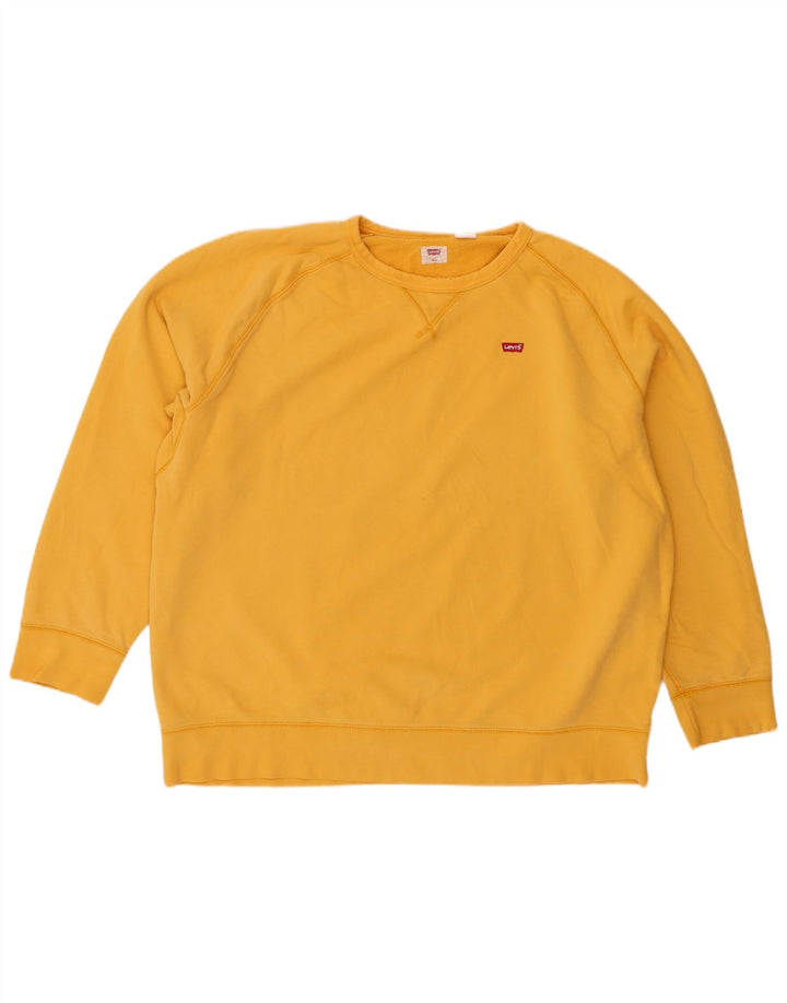 Γυναικείο φούτερ Levi's Oversized Jumper UK 20 2XL κίτρινο βαμβακερό
