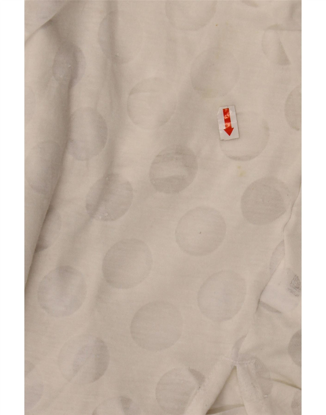 Γυναικείο γιλέκο ADIDAS τοπ UK 10 Small White Geometric Polyester