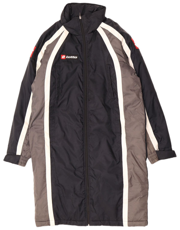 Ανδρικό παλτό Lotto UK 36 Small Black Colourblock Nylon Sports