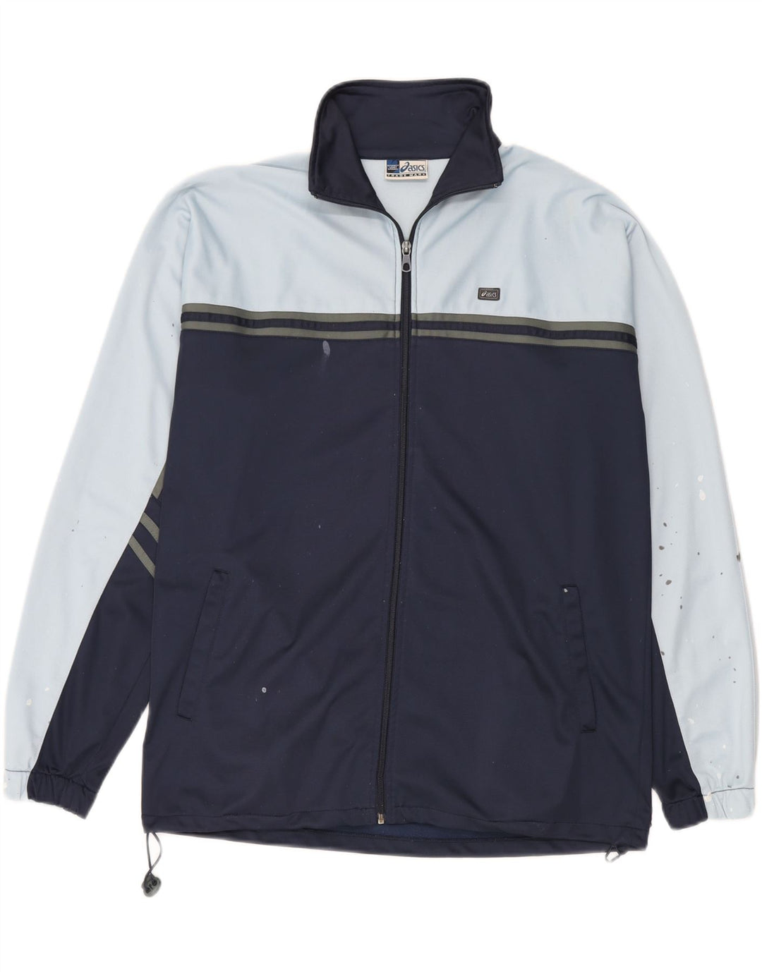 Ανδρική αθλητική φόρμα Asics Top Jacket Μεγάλο μπλε ναυτικό χρώμα πολυεστέρα