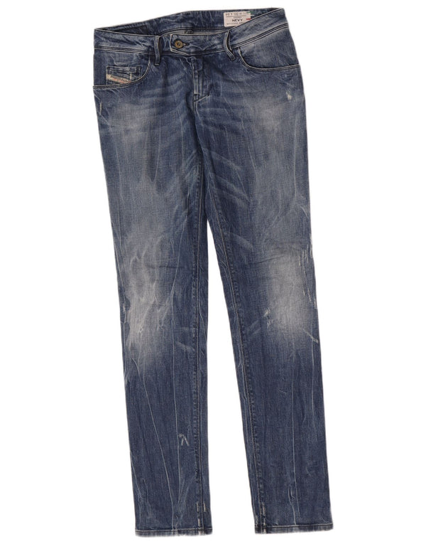Diesel Γυναικείο Nevy Slim Jeans W30 L34 Μπλε βαμβακερό
