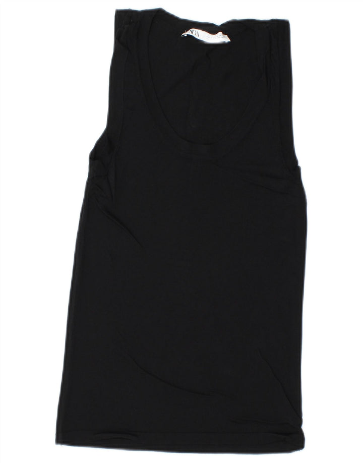 Zara Γυναικείο Γιλέκο Τοπ UK 8 Small Black