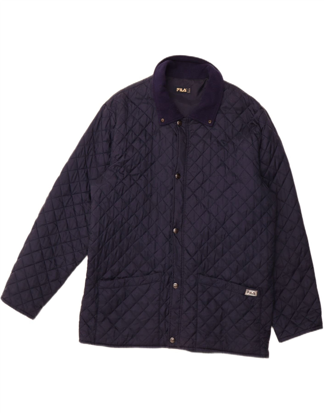 Ανδρικό καπιτονέ μπουφάν FILA UK 44 2XL Navy Blue Polyamide