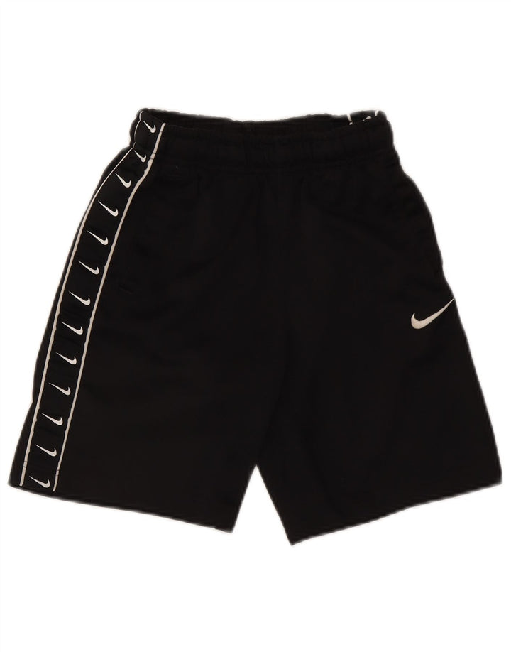 Γραφικό αθλητικό σορτς Nike Boys 10-11 ετών, μεσαίο μαύρο πολυεστέρα
