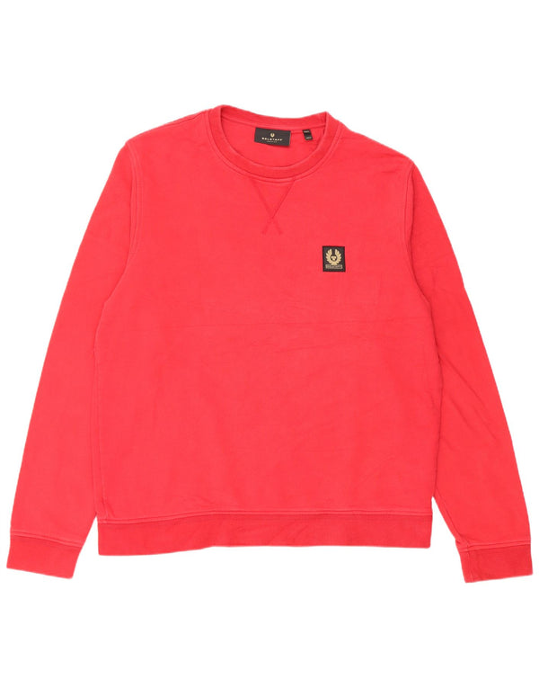 Ανδρικό φούτερ Belstaff Jumper 2XL Κόκκινο βαμβακερό