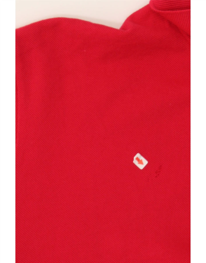 LACOSTE Mens Polo Shirt Size 4 Medium Red Cotton Vintage Lacoste and Second-Hand Lacoste from Messina Hembry 