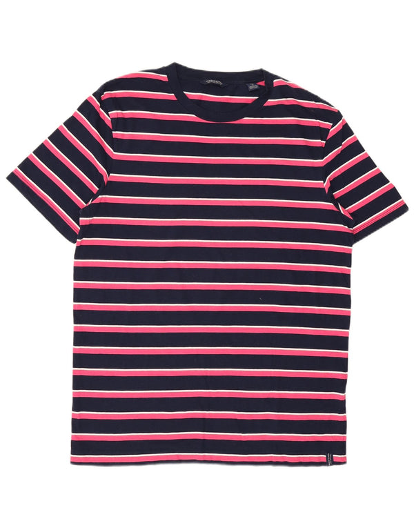 Ανδρικό T-Shirt Scotch & Soda Top Medium Navy Blue ριγέ