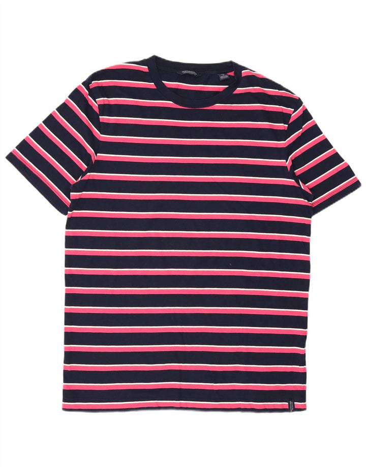 Ανδρικό T-Shirt Scotch & Soda Top Medium Navy Blue ριγέ