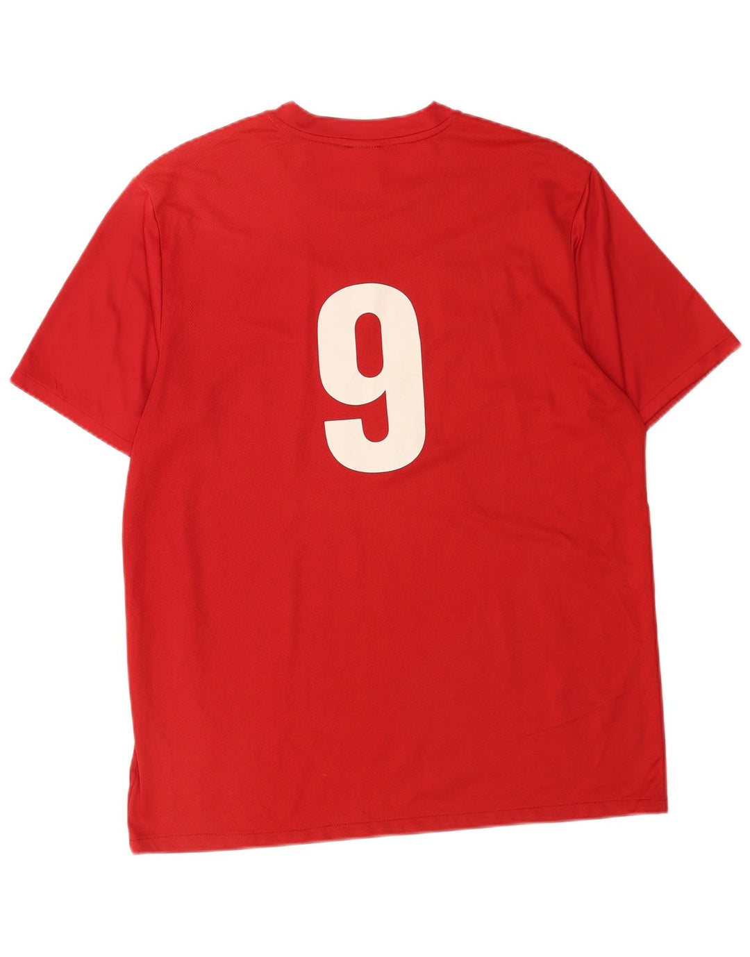 Ανδρικό γραφικό μπλουζάκι Nike Dri Fit Top XL Red Colorblock Πολυεστέρας