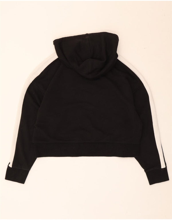 Puma Γυναικεία κουκούλα με κουκούλα Crop UK 14 Βαμβακερό μεσαίο μαύρο χρώμα