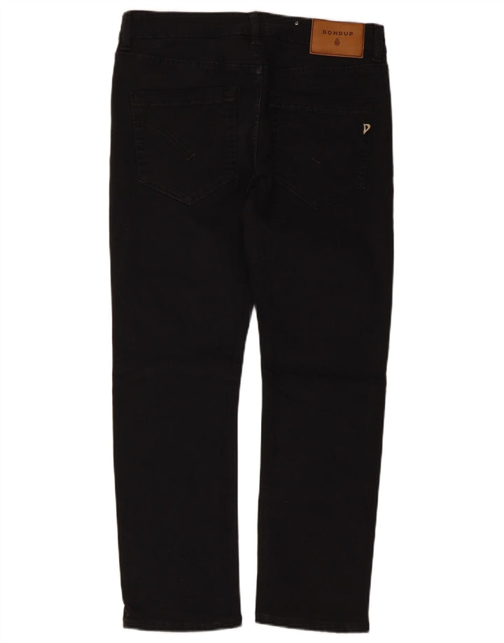 Dondup Γυναικείο Cropped Jeans W27 L25 Μαύρο βαμβακερό