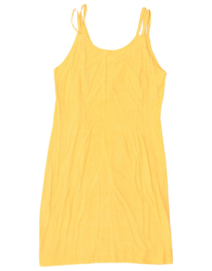 Vintage Γυναικείο Sundress UK 12 Medium Yellow