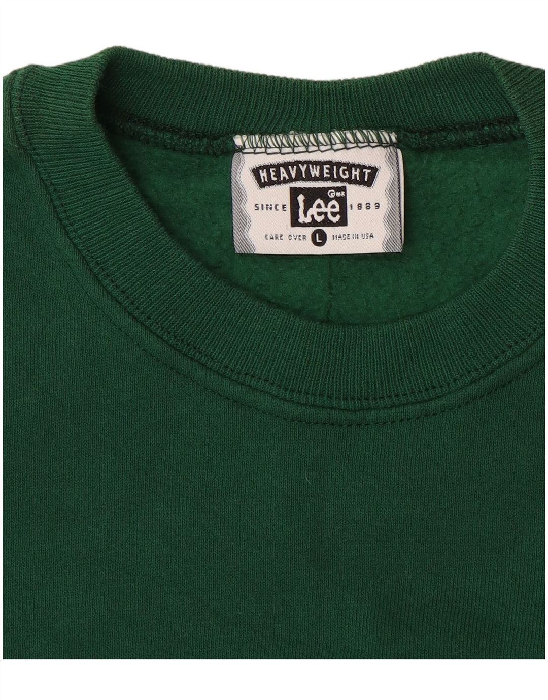 Φούτερ LEE Boys Jumper 11-12 ετών Μεγάλο πράσινο βαμβακερό