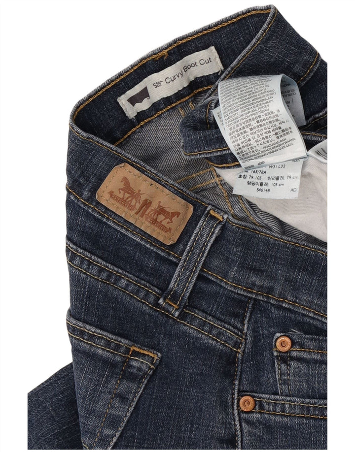 Γυναικείο Levi's 529 Curvy Bootcut Jeans W31 L32 Μπλε βαμβακερό