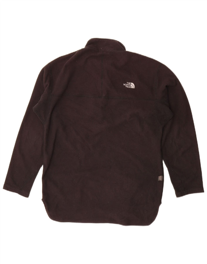 The North Face γυναικείο φερμουάρ με λαιμόκοψη Fleece Jumper UK 14 Μεσαίο μαύρο πολυεστέρα