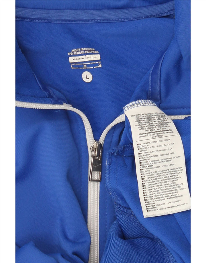 Ανδρική φόρμα Nike Μπουφάν με μεγάλο μπλε χρώμα, πολυεστέρα