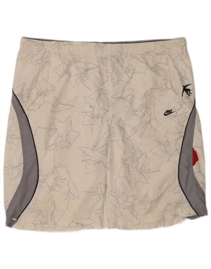 Ανδρικό αθλητικό σορτς Nike XL Λευκό πολυεστέρα