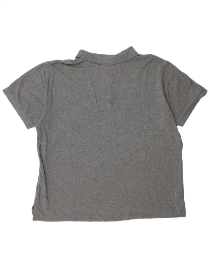 EDDIE BAUER Ανδρικό πουκάμισο πόλο 2XL Γκρι βαμβακερό