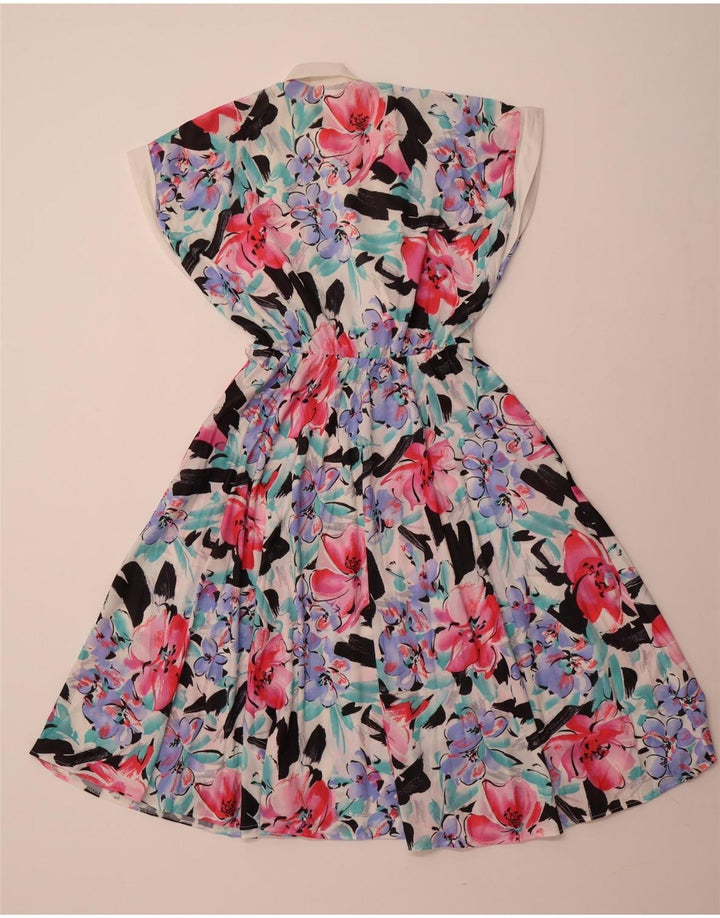 VINTAGE Γυναικείο Αμάνικο Φόρεμα EU 40 Μεσαίο Πολύχρωμο Φλοράλ