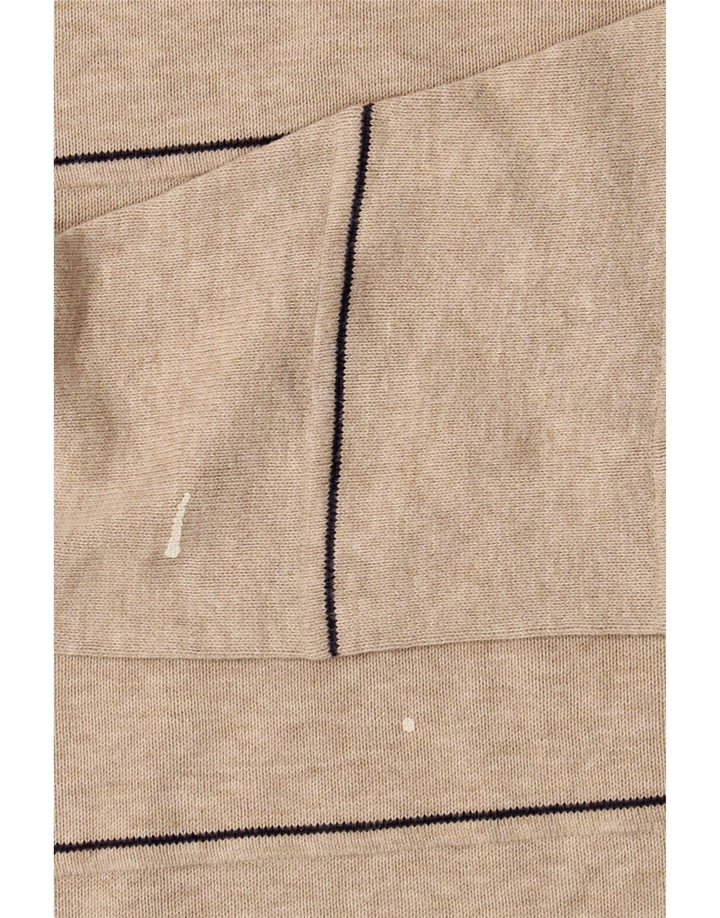 Ανδρικό πουλόβερ Marks & Spencer Blue Harbor Crew Neck Jumper Medium Beige