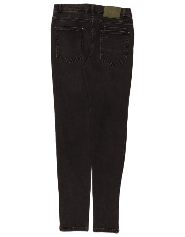 Zara Girls Skinny Jeans 13-14 ετών W26 L28 Μαύρο βαμβακερό