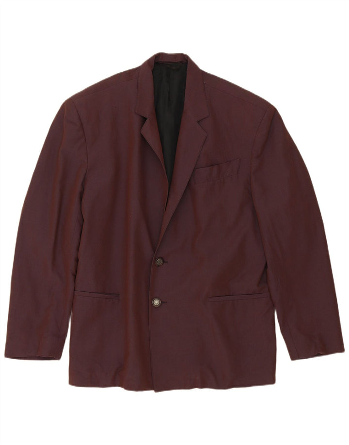 Vintage Ανδρικό Μπουφάν Blazer IT 48 Medium Burgundy