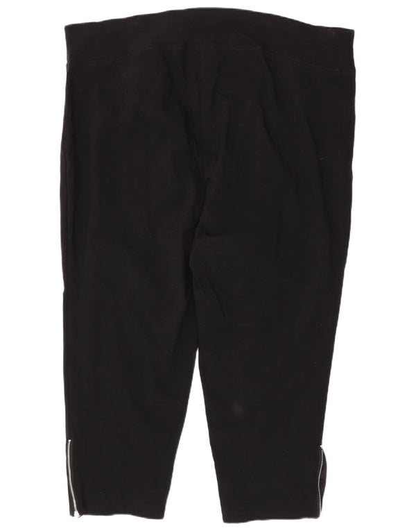 Marks & Spencer Γυναικεία Κολάν Crop UK 26 5XL Μαύρη βισκόζη