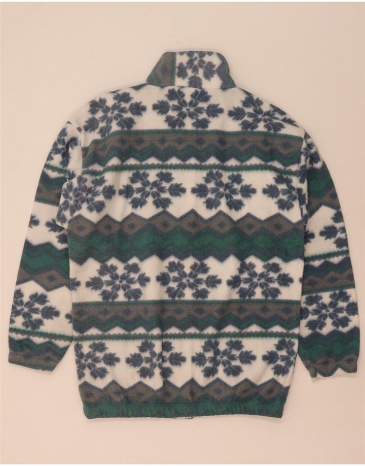 Vintage Ανδρικό Fleece Jacket UK 38 Medium Πολύχρωμο Fair Isle