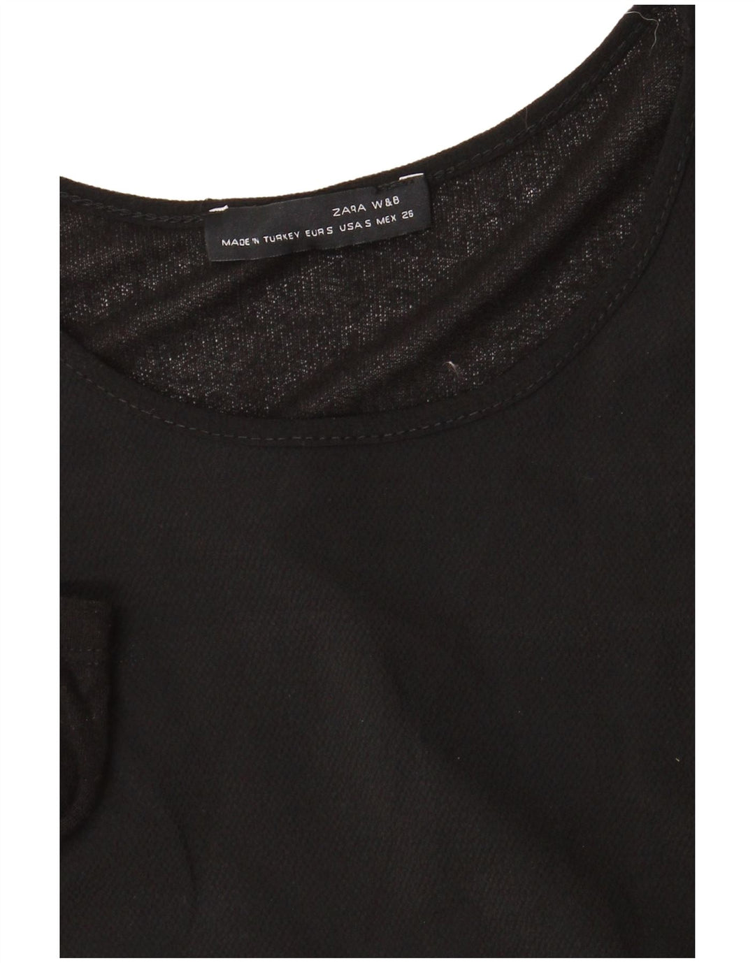 Zara Γυναικείο μακρυμάνικο Maxi Φόρεμα UK 10 Small Black