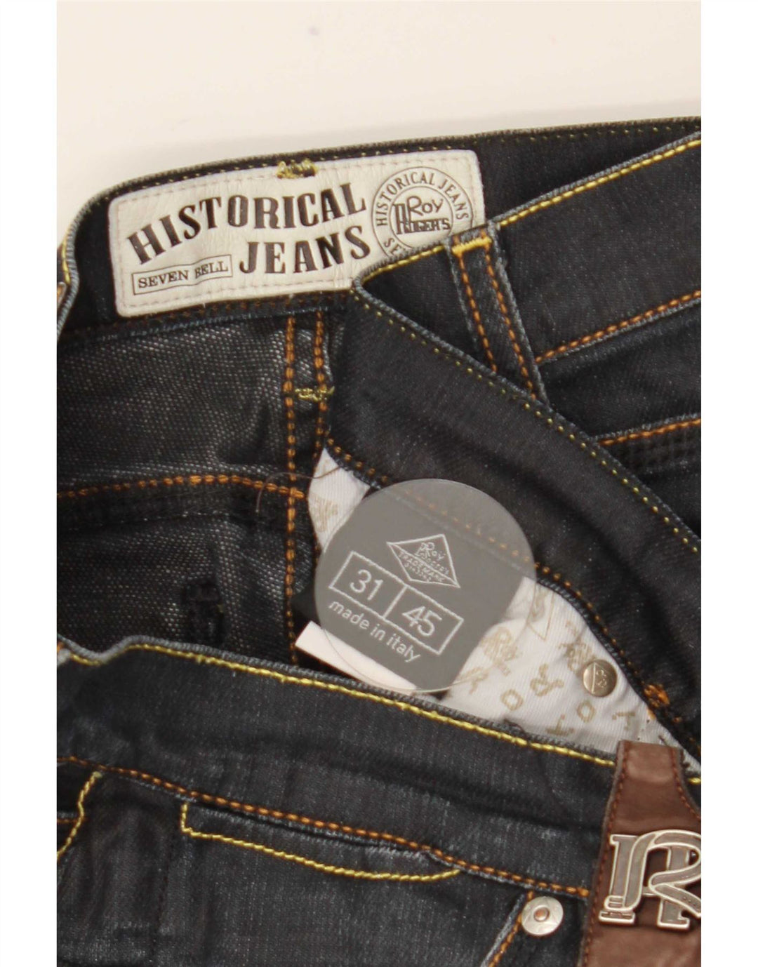 Roy Rogers Ανδρικό Slim Jeans W31 L32 Navy Blue Cotton