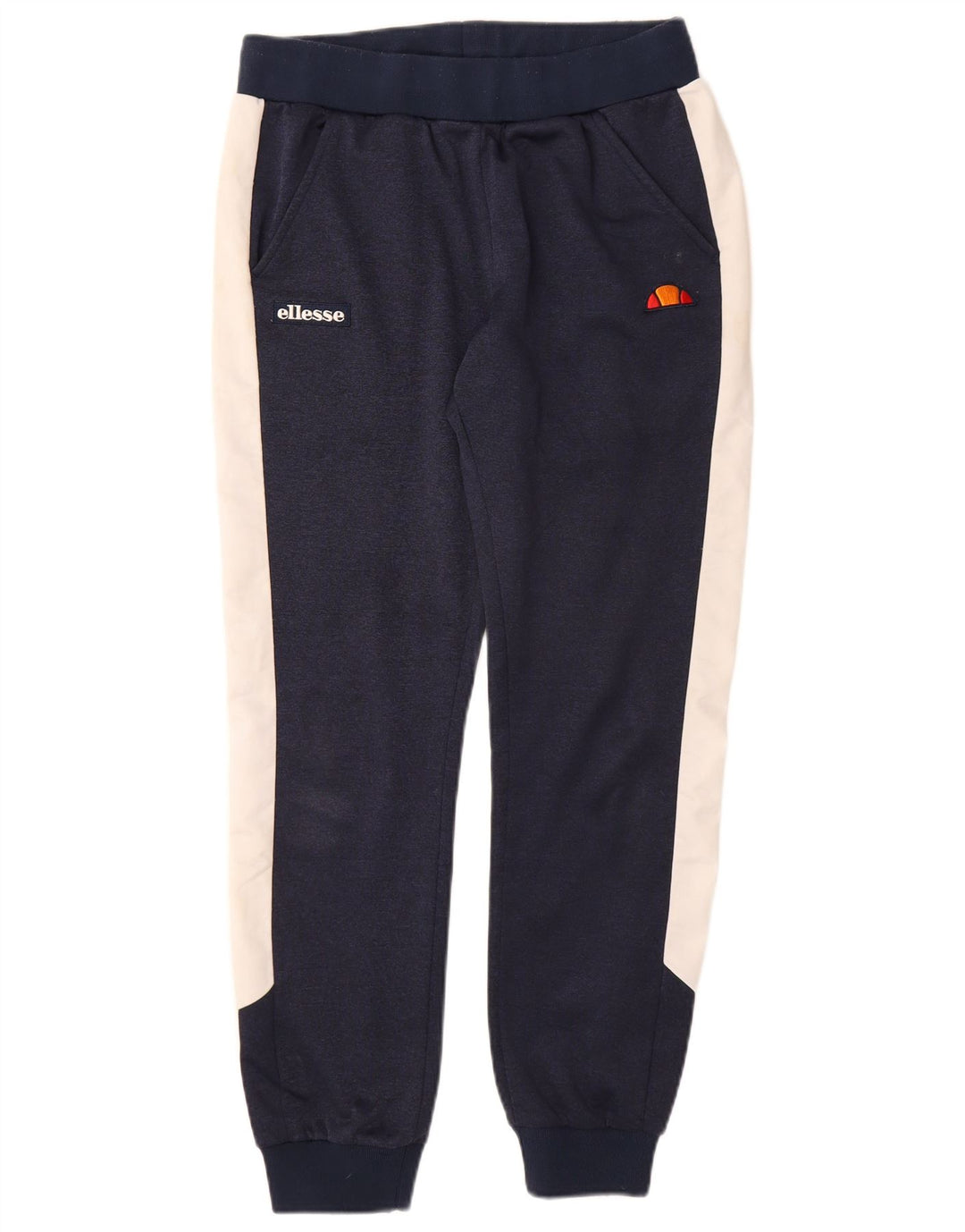 Ellesse γυναικεία αθλητική φόρμα παντελόνι Joggers UK 10 Small Navy Blue Colorblock