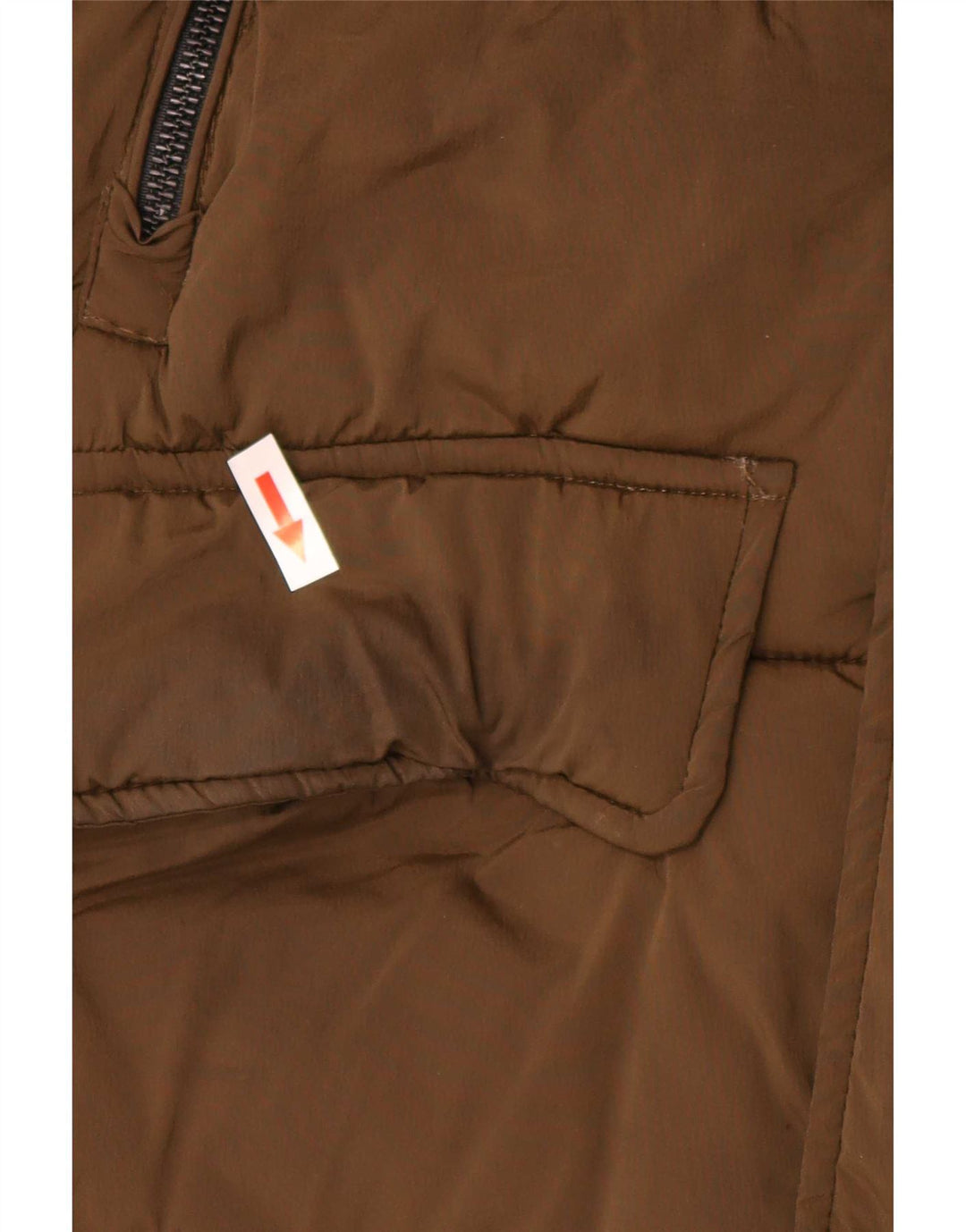 Zara Ανδρικό παλτό με επένδυση UK 38 Medium Khaki Nylon Biker