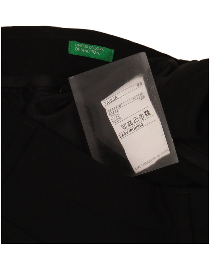 Γυναικείο παντελόνι Benetton Bootcut IT 44 Medium W30 L34 Μαύρο Πολυεστέρας