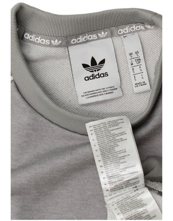 Ανδρικό φούτερ Adidas Jumper Μικρό Γκρι Πολυεστέρας