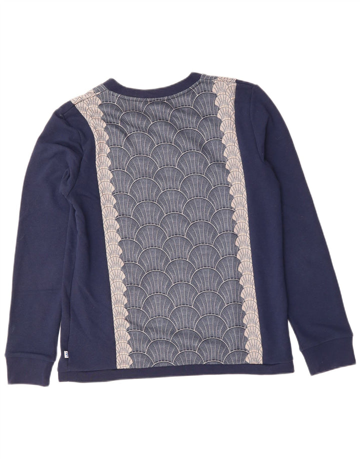 Γυναικείο γραφικό φούτερ ADIDAS Jumper UK 14 Medium Navy Blue Geometric