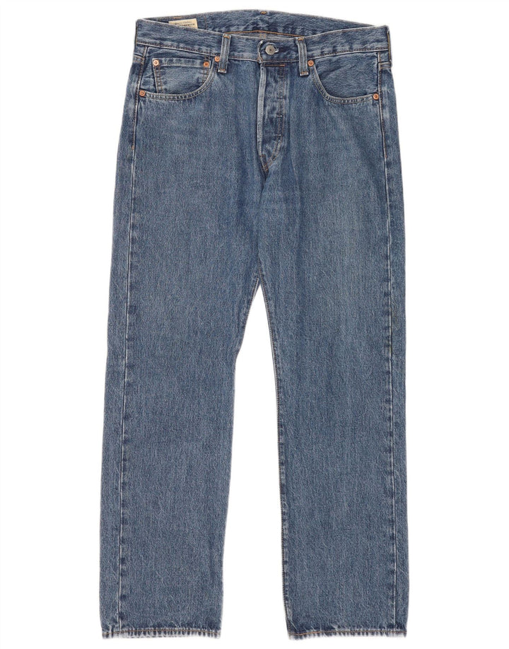 Levi's Mens 501 Straight Jeans W32 L30 Blue