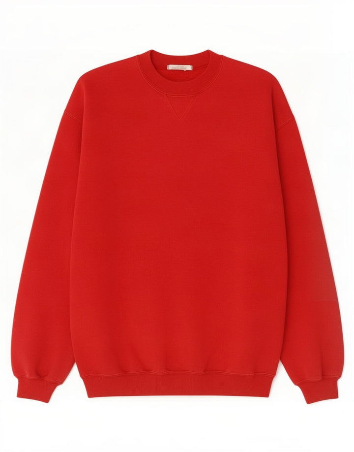 Ανδρική φούτερ Marks & Spencer Jumper Μεσαίο κόκκινο βαμβακερό