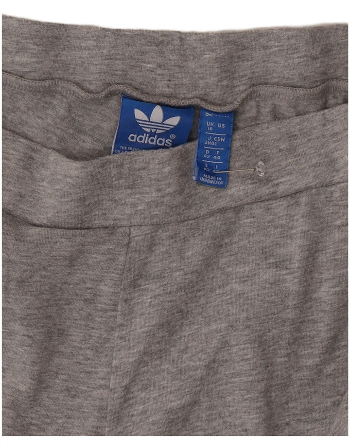 Adidas Γυναικείο Γραφικό Κολάν UK 16 μεγάλο γκρι βαμβακερό